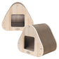 Yaomi Wood Triangle Cat Scratcher Sofa Pet Bed