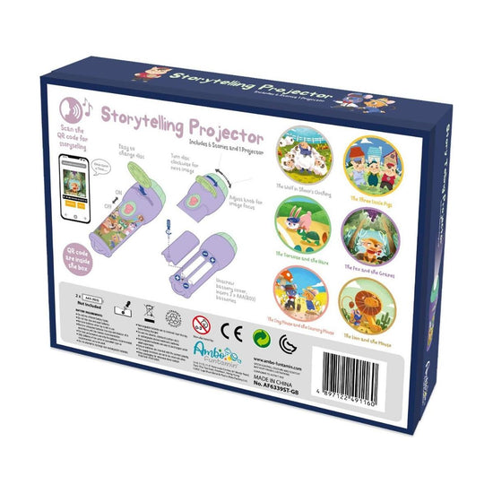 Storytelling Torch Projector 6 Stories Gift Set - Audio Kids Learning STEM Toy