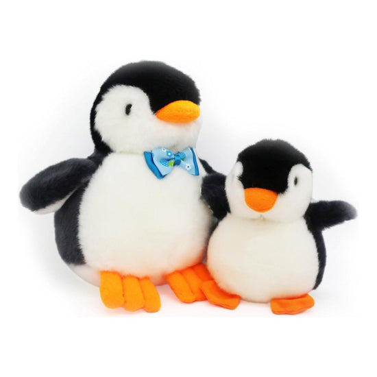 2X Plush Penguin Keychain Or Doll With Sound Activation BLACK
