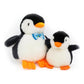 2X Plush Penguin Keychain Or Doll With Sound Activation BLACK