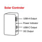 100W Solar Panel Portable Charger JumpsPower Power Generator Foldable