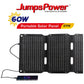 60W Solar Panel Portable Charger JumpsPower Power Generator Foldable