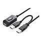 UGREEN USB 2.0 Active Extension Cable with USB Power 5M (20213)