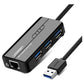 UGREEN USB 3.0 Hub with Gigabit Ethernet Adapter (20265)