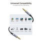 UGREEN 20785 3.5mm Braided 4-Pole Audio Cable Male to Male 3m