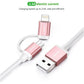 UGREEN Micro-USB to USB Cable with MFI Certified iPhone Adapter 1.5M(30471)