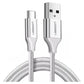 UGREEN 60121 USB 2.0 Type-A to Type-C Male Nickel Plated Cable 1M (White)