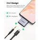 UGREEN 70312 2-in-1 USB C to C and 3.5mm Adapter