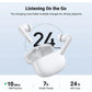UGREEN 90206 HiTune T3 Active Noise-Cancelling Wireless Earbuds (White)