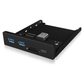 ICY BOX IB-HUB1417-i3 Frontpanel with USB 3.0 Type-C and Type-A hub with card reader