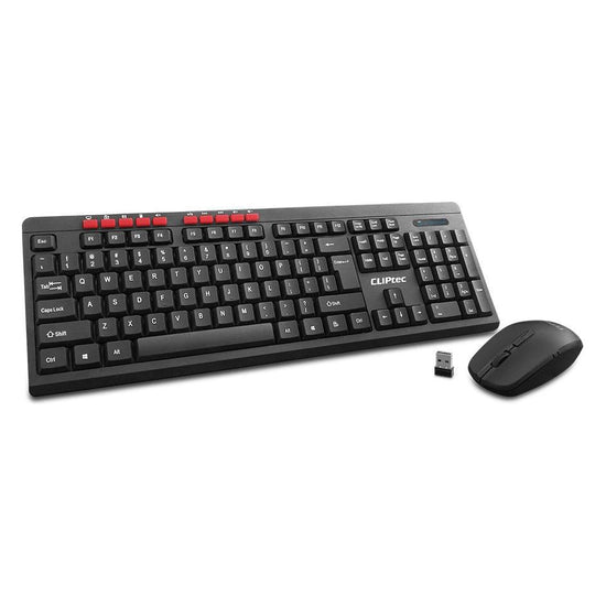 CLiPtec ESSENTIAL AIR WIRELESS MULTIMEDIA KEYBOARD AND MOUSE COMBO SET