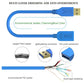 Simplcom CA315 1.5M 4FT USB 3.0 SuperSpeed Extension Cable Insulation Protected Gold Plated