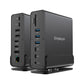 Simplecom CHT815 15-in-1 USB-C 4K Triple Display MST Docking Station with Dual HDMI DP