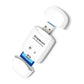 Simplecom CR303 2 Slot SuperSpeed USB 3.0 Card Reader with Dual Caps