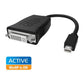Simplecom DA102 Active MiniDP to DVI Adapter 4K UHD (Thunderbolt and Eyefinity Compatible)