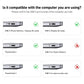 BENFEI 206GY-3F USB-C to HDMI 0.9M Cable 4K@60Hz, Aluminum Shell, Nylon Braided