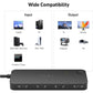 BENFEI 365BK HDMI Switch 4 in 1 Out 4K@60Hz, 2K@144Hz, HDCP 2.3 (with Adaptive Equalization Support 30ft HDMI Transmit)