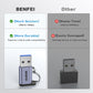 BENFEI 407GY USB Type-A to USB-C Adapter Male to Female Supporting 5V 3A Charging and 10Gbps Data Transmit