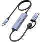 BENFEI 408GY USB-C to USB-C+A + PD (100W) Video/Audio Capture Card Supporting Full HD 1080P 60FPS for Streaming, Recording, Gaming