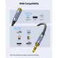 BENFEI 421GY 1M 3.5mm Male to Female AUX Extension Cable, TRRS 4-Pole Stereo Audio Jack Cord for Headphones, Microphone, Smartphones, PC, Laptop, Speakers