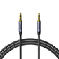 BENFEI 427GY 5M 3.5mm TRRS Male to Male Audio Cable, 4-Pole Stereo Mic Aux Cable, Nylon Braided Headphone Jack Cord