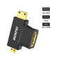 BENFEI 434BK Micro HDMI + Mini HDMI male to HDMI female Adapter