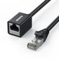 BENFEI 435BK-2M RJ45 Extension Male/Female Patch cords Cat6 1000Mbps 2M