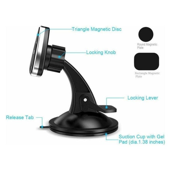 CHOETECH H010 Magnetic Car Phone Mount with 360 Degree Swivel Ball