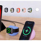 CHOETECH H050-BL Magnetic Holder for iPhone 12/13/14 /15 Series and iWatch (Blue)