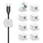 CHOETECH MCC001-WH 6 Pack Professional grade Magnetic Lock Cord Holder Clips White