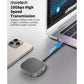 CHOETECH MSE001-GY Dual USB-C Port M.2 NVME 2230 Protocol SSD Enclosure with PD100W input Enclosure (Support 2TB Max)