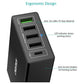 CHOETECH Q34U2Q 5-Port 60W PD Charger with 30W Power Delivery and 18W Quick Charge 3.0