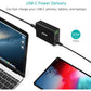 CHOETECH Q34U2Q 5-Port 60W PD Charger with 30W Power Delivery and 18W Quick Charge 3.0