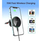 CHOETECH T204-F 15W Magnetic Car Charger Holder with LED Light (Aluminium alloy housing)