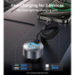 CHOETECH TC0030 65W 3-Port Fast Car Charger with 3.3ft Type-C Stretchable Cable