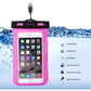 CHOETECH WPC007-PK Universal WaterProof Cell Phone Pouch bag up to 8-inch (Pink)