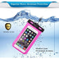 CHOETECH WPC007-PK Universal WaterProof Cell Phone Pouch bag up to 8-inch (Pink)