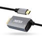 CHOETECH XCH-M180-GY-V2 Unidirectional Adapter USB-C (male) to HDMI 4K 60Hz (male) + PD100W Power Delivery 1.8M