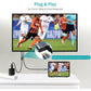 CHOETECH XCH-M180-GY-V2 Unidirectional Adapter USB-C (male) to HDMI 4K 60Hz (male) + PD100W Power Delivery 1.8M