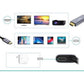 CHOETECH XCH-M180-GY-V2 Unidirectional Adapter USB-C (male) to HDMI 4K 60Hz (male) + PD100W Power Delivery 1.8M
