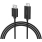 CHOETECH XDH01 4K 60Hz DisplayPort Male to HDMI Male Braided Cable 2M