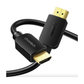 CHOETECH XHH-TP20 8K HDMI 2.1 Cable 8K@60Hz 48Gbps 2M Braided Cable - Black