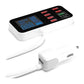 8-Port PD+QC3.0 Car Charger with LED Display