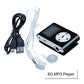 Mini Clip 16G MP3 Music Player With USB Cable & Earphone Black