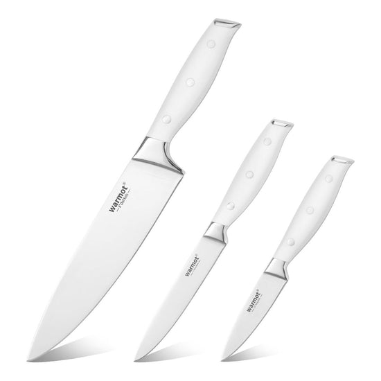 Warmot 3 Piece Ultra Sharp Chefs Knife Set with Gift Box (888-3)