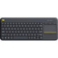 Logitech K400 PLUS Touch Wireless keyboard - Black (920-007165)