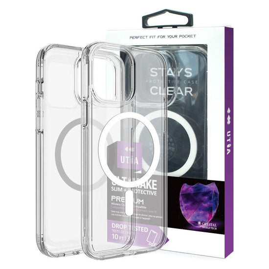 Ultimake Shockproof Transparent Magsafe Cover Case for iPhone 16