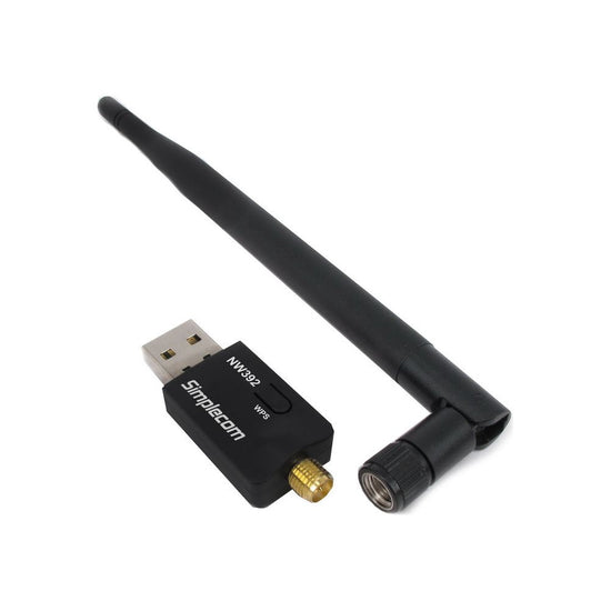 Simplecom NW392 USB Wireless N WiFi Adapter 802.11n 300Mbps 5dBi Antenna