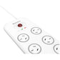 Huntkey 6-Outlet Surge Protector with 2 USB Charging Outlets (SAC607)