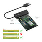 Simplecom SA225 USB3.0 to mSATA + M.2 (NGFF B Key) 2 In 1 Combo Adapter
